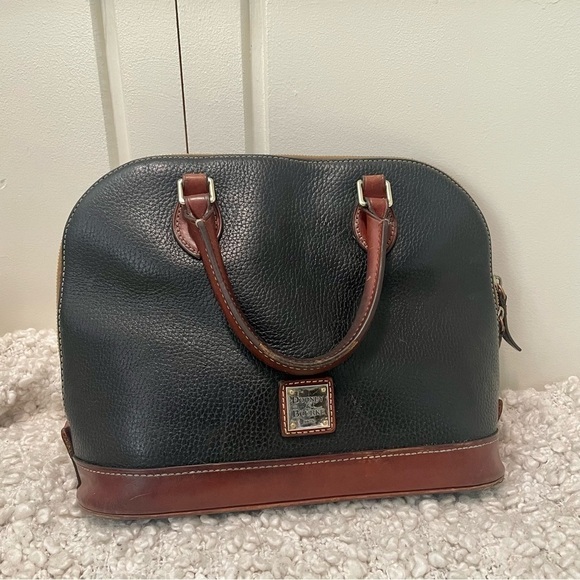 DOONEY & Bourke Vintage Classic Leather Handbag Shoulder bag Purse - Picture 1 of 7